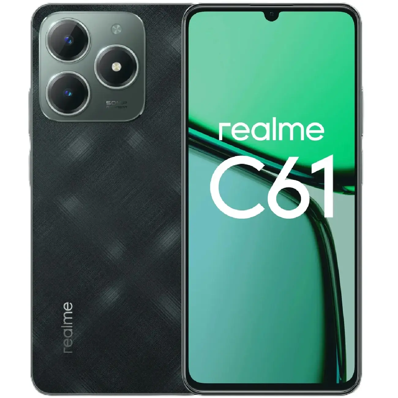 Телефон Realme C61 256GB 8GB Dark Green 